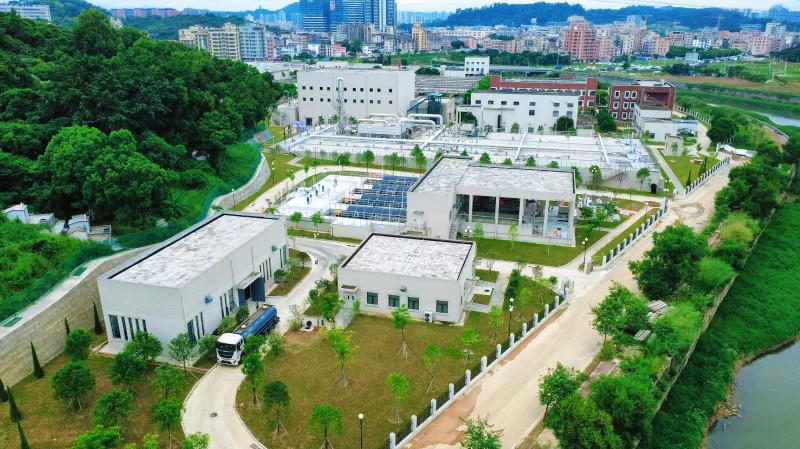 助力“百千萬工程”丨鳳崗竹塘污水處理廠三期建成投運